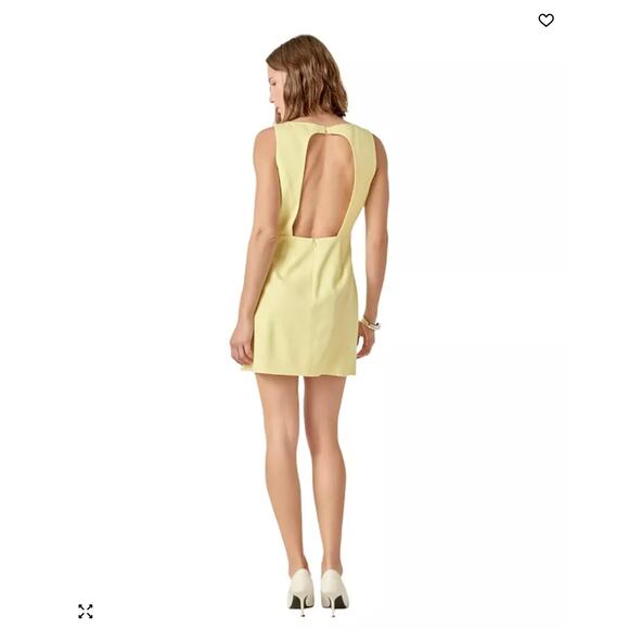 Endless Rose Yarel Dress in Butter Yellow. Size Large - Picture 3 of 4